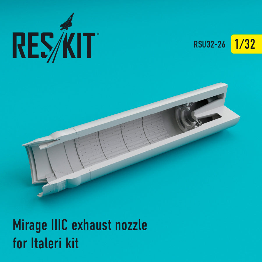 Dassault_Mirage IIIC exhaust nozzle (designed to be used with Italeri kits) (ResKit sold out February 2026)