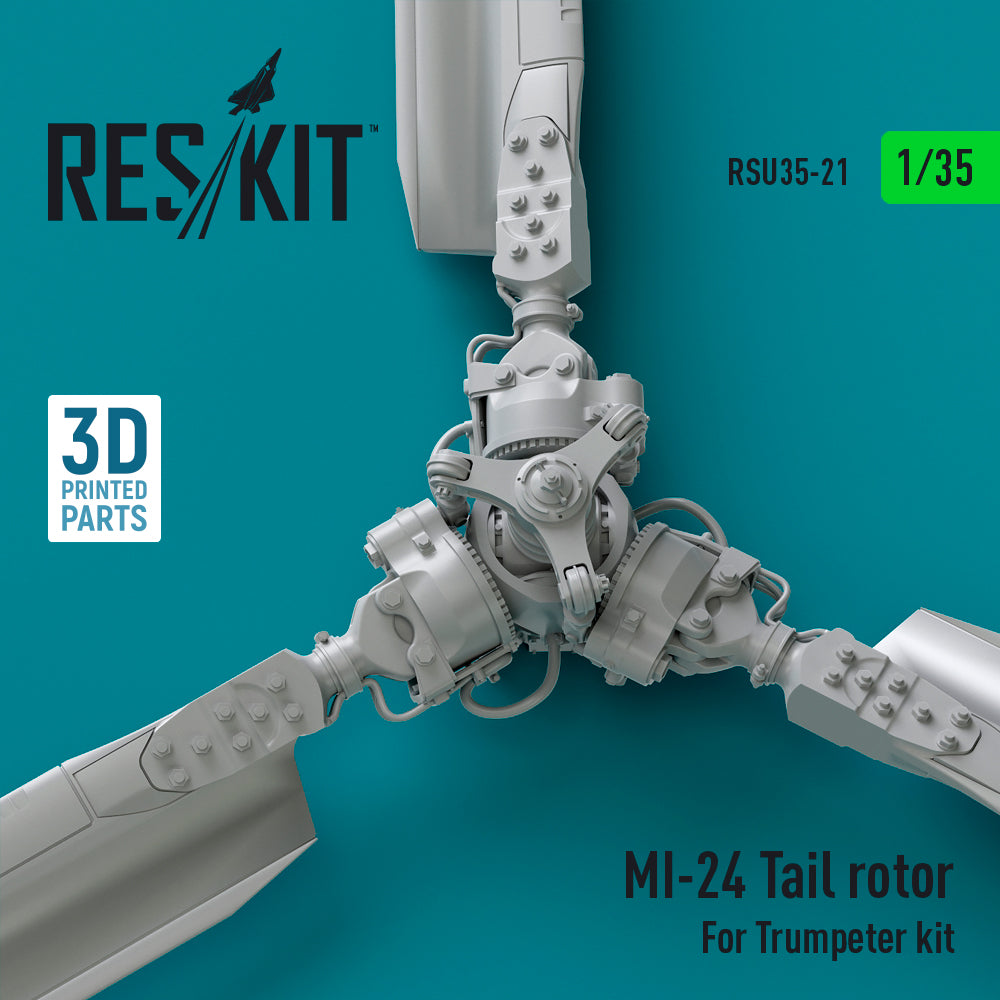 Mil Mi-24 tail rotor (designed to be used with Trumpeter kits)