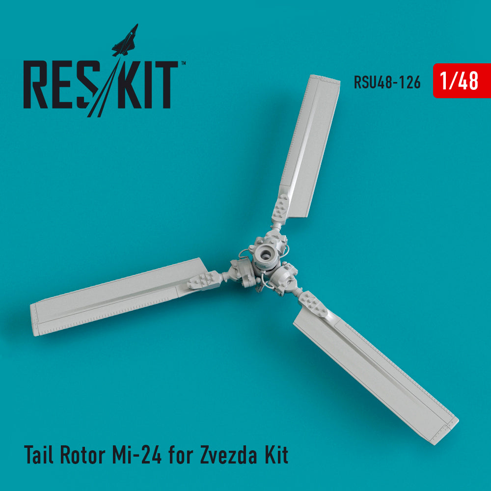 Tail Rotor for the Mil Mi-24V/VP (designed to be used with Zvezda kits)