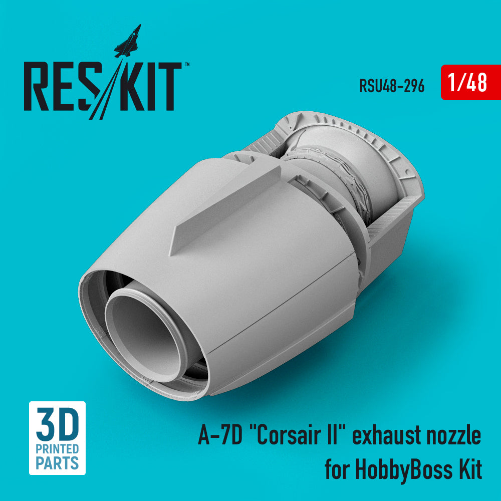 LTV A-7D Corsair II exhaust nozzle (designed to be used with Hobby Boss kits)