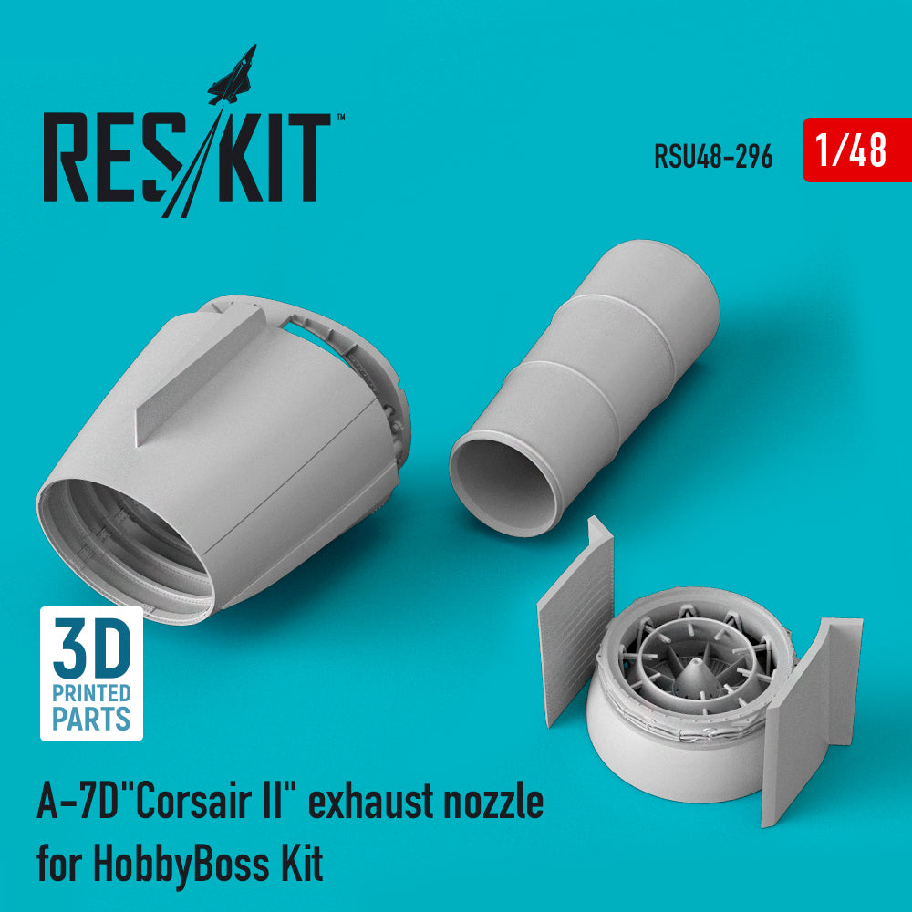 LTV A-7D Corsair II exhaust nozzle (designed to be used with Hobby Boss kits)