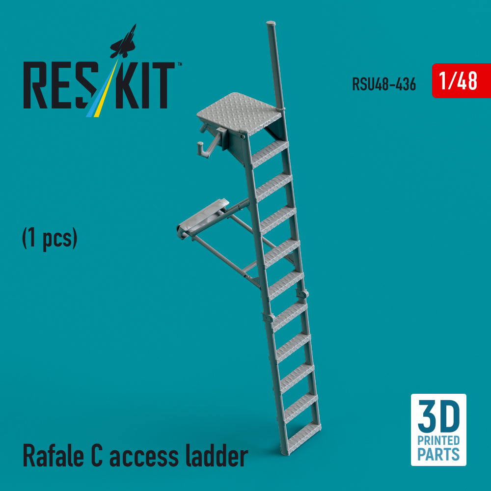 Dassault Rafale C access ladder (designed to used with Heller, Hobby Boss and Revell kits) (3D-Printed)