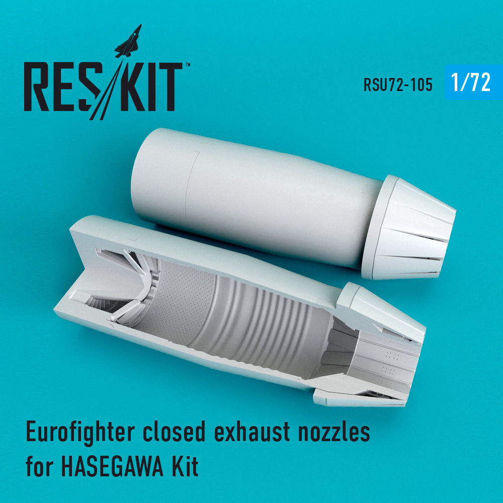 Eurofighter EF-2000A/EF-2000B Typhoon closed exhaust nozzles (designed to be used with Hasegawa kits)(Reskit sold out July 2025)