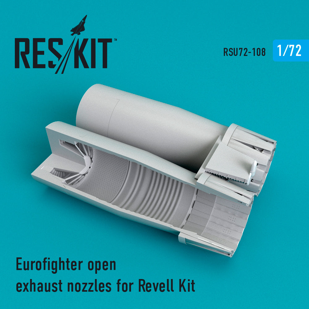 Eurofighter EF-2000A/EF-2000B Typhoon open exhaust nozzles (designed to be used with Revell kits)
