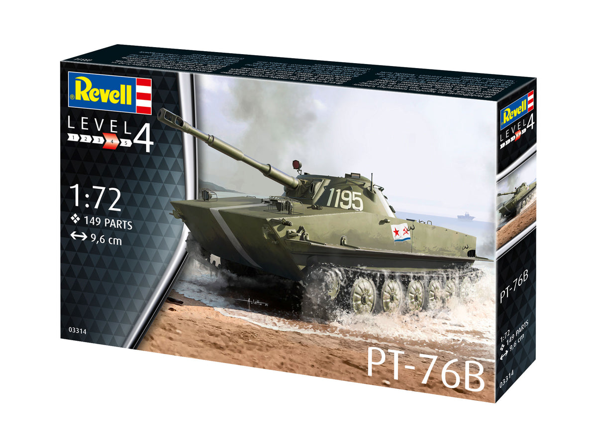 Soviet PT-76B NEW TOOL IN 2021!! Includes photoetched engine screens, light guards & searchlight bracket (January 2021 release)