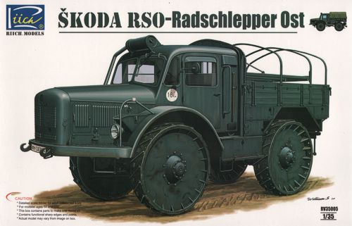Riich Models Skoda Rso Radschlepper Ost Wwii RV35005