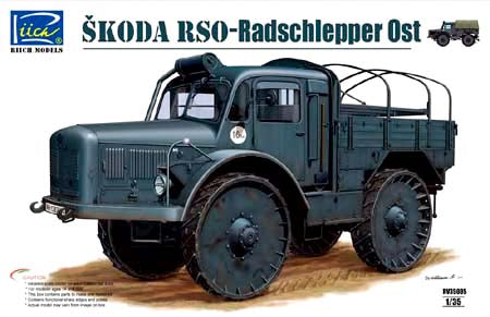 Riich Models Skoda Rso Radschlepper Ost Wwii RV35005