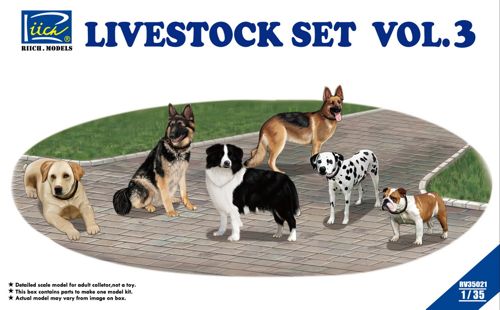 Livestock Set Vol.3 (six dogs)