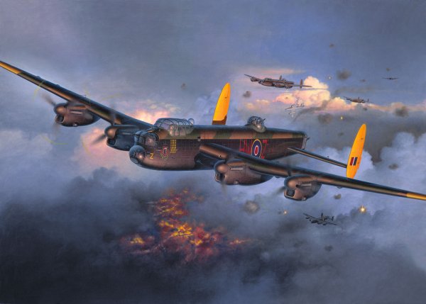 Avro Lancaster B.I/III (new tooling. Not Hasegawa). (The 4th picture shows the Revell Avro Lancaster with decals available separately on Xtradecal X72061 made by Brett Green on Hyperscale)