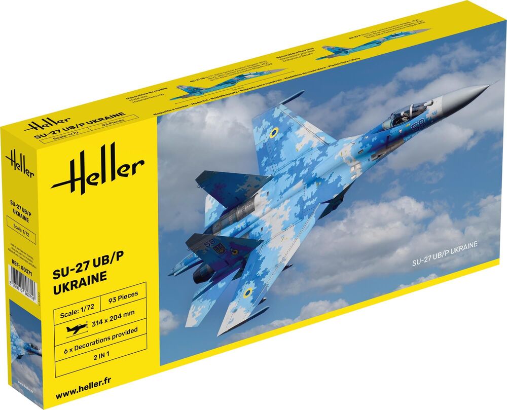 Heller 1:72 - Sukhoi Su27 UB Flanker (Russian)