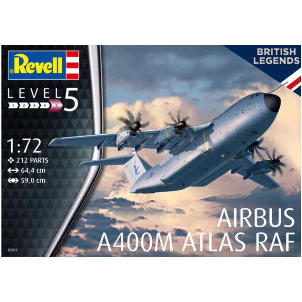 Revell 1/72 Royal Air Force Raf Airbus A400M Atlas 3822