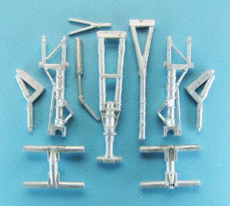 Tupolev Tu-144 replacement Metal Landing Gear (designed to be used with ICM UA UK kits)