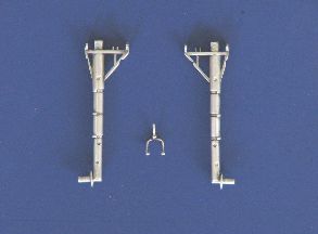 Grumman F6F-3/F6F-5 Hellcat replacement Metal Landing Gear (designed to be used with Trumpeter kits)