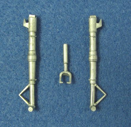 Messerschmitt Bf-109E replacement Metal Landing Gear (designed to be used with Eduard kits)