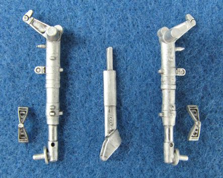 Supermarine Spitfire Mk.IX replacement Metal Landing Gear (designed to be used with Tamiya kits)
