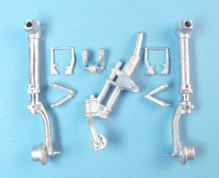 North-American P-51D Mustang replacement Metal Landing Gear (designed to be used with Tamiya kits)