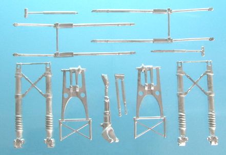 Heinkel He-111P replacement Metal Landing Gear (designed to be used with Revell kits)