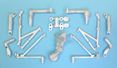 Grumman F3F-3 Gulfhawk replacement Metal Landing Gear (designed to be used with Monogram and Revell kits)