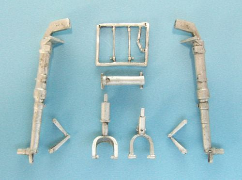 Messerschmitt Bf-109G-6 replacement Metal Landing Gear (designed to be used with Revell kits) – 2013 mold only