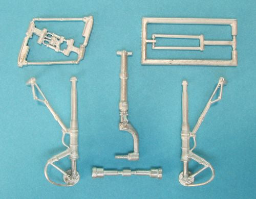 Lockheed P-38J Lightning replacement Metal Landing Gear (designed to be used with Revell kits)