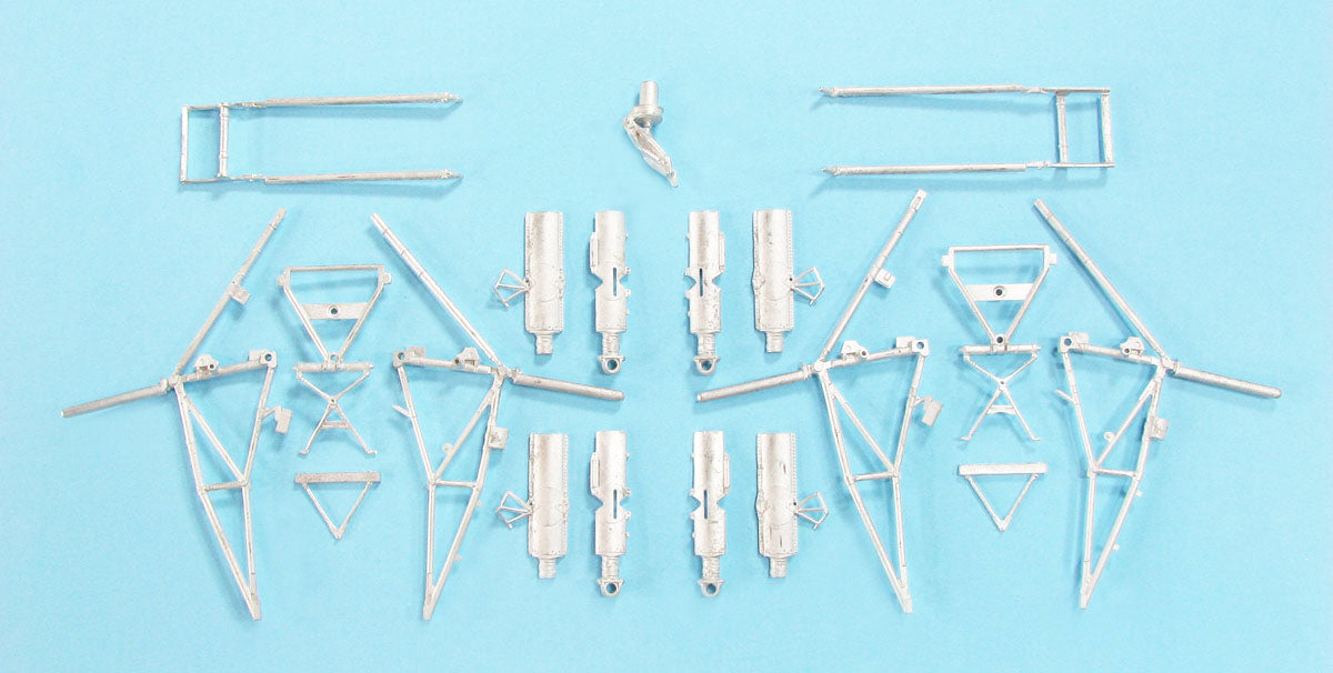 de Havilland Mosquito FB Mk.VI replacement Metal Landing Gear (designed to be used with Tamiya kits)