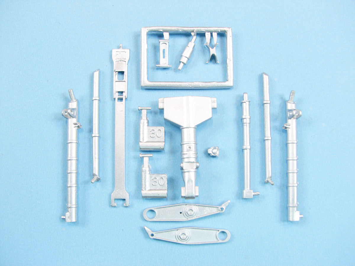 LTV A-7D Corsair II replacement Metal Landing Gear (designed to be used with Trumpeter kits)
