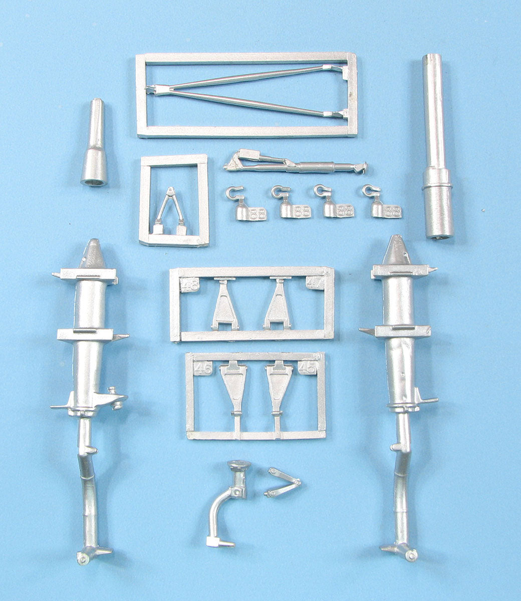 Sikorsky CH-54A 'Tarhe' replacement Metal Landing Gear (designed to be used with ICM UA UK kits)