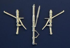 Vought F7U-3/F7U-3M Cutlass replacement Metal Landing Gear (designed to be used with Hobbycraft kits)