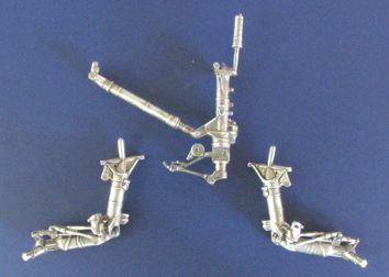 McDonnell-Douglas F/A-18A/F/A-18B/F/A-18C/F/A-18D Hornet replacement Metal Landing Gear (designed to be used with Hasegawa kits)