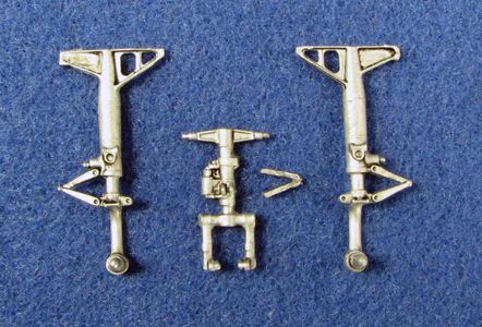 Grumman OV-1 Mowhawk replacement Metal Landing Gear (designed to be used with Roden kits)