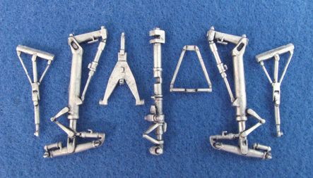 Dassault_Mirage IV replacement Metal Landing Gear (designed to be used with Heller kits)