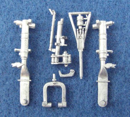 Republic F-84G Thunderjet replacement Metal Landing Gear (designed to be used with Monogram and Revell kits)