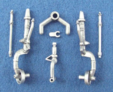 Consolidated B-24D/B-24J Liberator replacement Metal Landing Gear (designed to be used with Monogram and Revell kits)