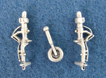 North-American T-6G Texan Main replacement Metal Landing Gear (designed to be used with Monogram and Revell kits)