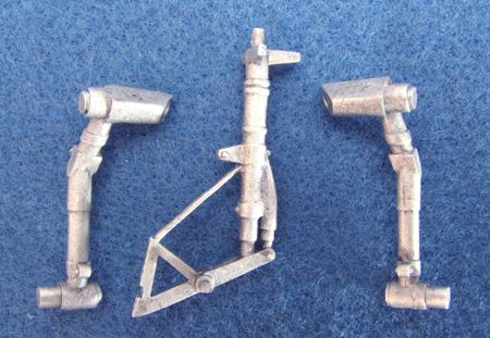 Mikoyan MiG-25 Foxbat replacement Metal Landing Gear (designed to be used with Revell kits)