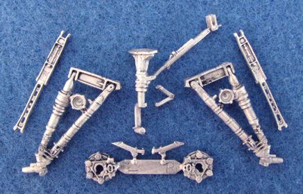 Lockheed-Martin F-16 Falcon replacement Metal Landing Gear (designed to be used with Hasegawa kits)