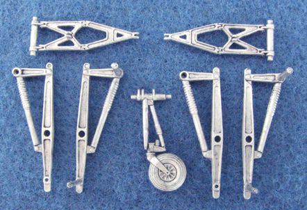 Focke-Wulf Fw-189A-1/Fw-189A-2 replacement Metal Landing Gear (designed to be used with Great Wall Hobbys kits)