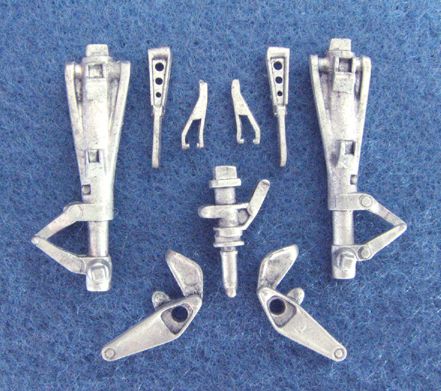 de Havilland Sea Vixen replacement Metal Landing Gear (designed to be used with Airfix kits)