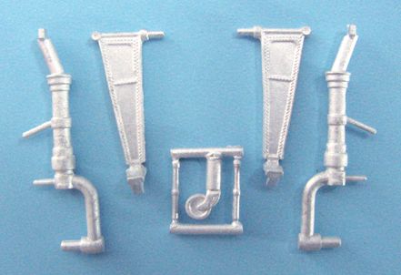 Curtiss SB2C Helldiver replacement Metal Landing Gear (designed to be used with Academy and Italeri kits)