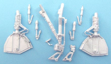 Republic F-84F Thunderstreak replacement Metal Landing Gear (designed to be used with Hobby Boss, Monogram and Revell kits)
