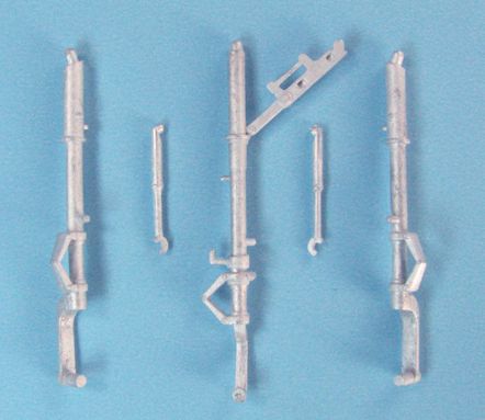 Kyushu J7W1 Shinden replacement Metal Landing Gear (designed to be used with Hasegawa kits)