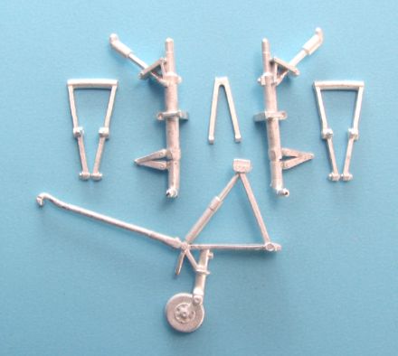 Vought F4U-1/F4U-4/F4U-5 Corsair replacement Metal Landing Gear (designed to be used with Academy, Hasegawa, Hobby Boss and Tamiya kits)