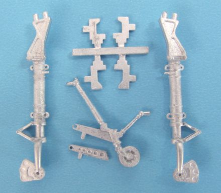 Grumman F8F-1/F8F-1B Bearcat replacement Metal Landing Gear & Wing Hinges (designed to be used with Hobby Boss kits)