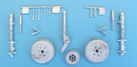 Hawker Hunter F.6/FGA.9 replacement Metal Landing Gear (designed to be used with Academy and Italeri kits)