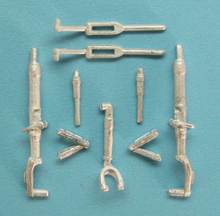 Supermarine Spiteful F Mk.XIV & Seafang replacement Metal Landing Gear (designed to be used with Trumpeter kits)
