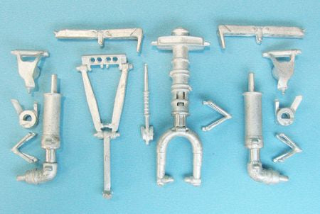 Douglas A-3D-2 Skywarrior replacement Metal Landing Gear (designed to be used with Trumpeter kits)