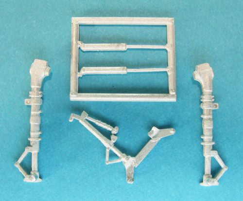 Lavochkin La-5/La-5FN replacement Metal Landing Gear (designed to be used with Eduard kits and Zvezda kits)