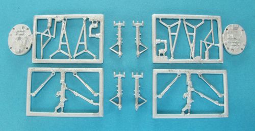 Fouga CM.170 Magister replacement Metal Landing Gear (designed to be used with Kinetic Model Kits, and Wingman kits)