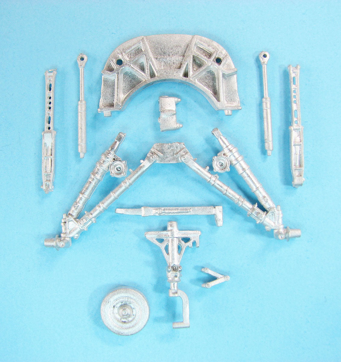 Lockheed-Martin F-16 (light) replacement Metal Landing Gear (designed to be used with Kinetic Model kits,) For 'Early' variants (Block 1-20) ... check specific references.
