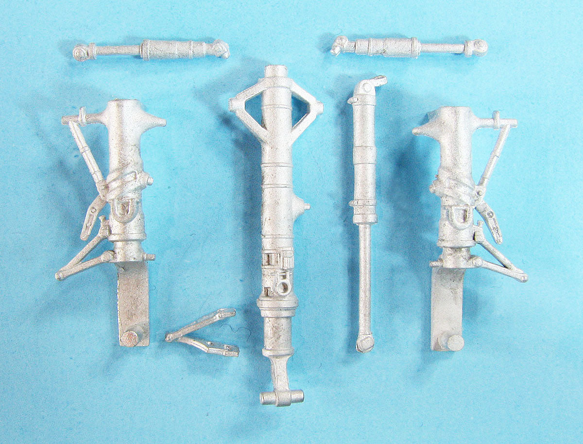 McDonnell F-4J Phantom Ⅱ replacement Metal Landing Gear (designed to be used with Zoukei-Mura kits)